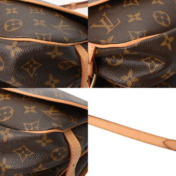 LOUIS VUITTON Authentic Brown Monogram Canvas Shoulder Bag - Picture 9 of 11